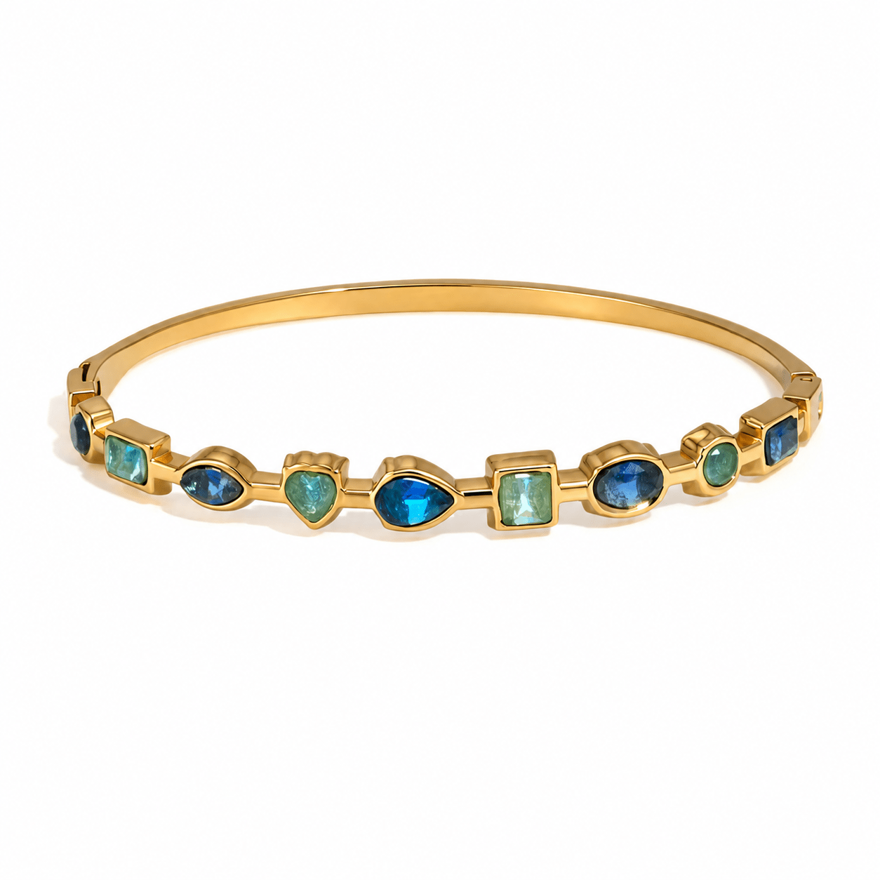 Skylar Gold Bangle - ILLUSIVE JEWELS