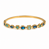 Skylar Gold Bangle - ILLUSIVE JEWELS