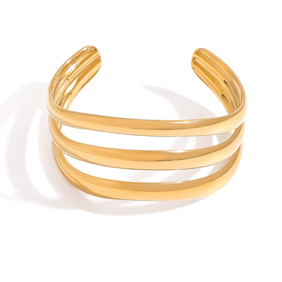Soleia Gold Cuff Bracelet