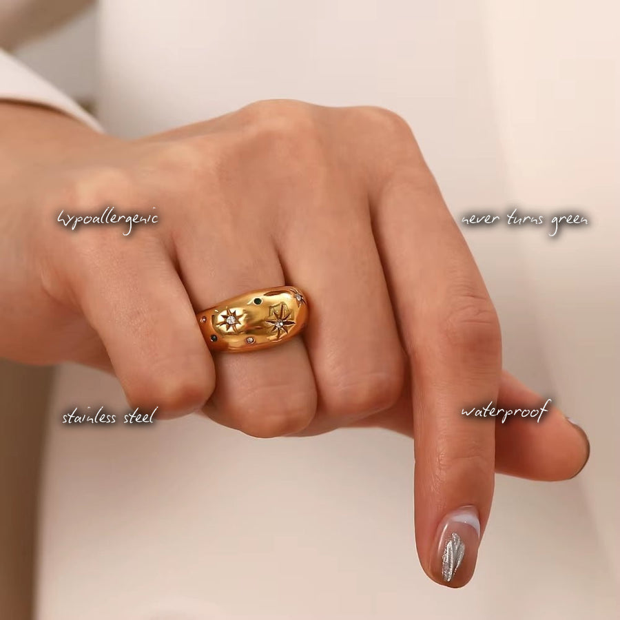 Starburst Rope Ring — features