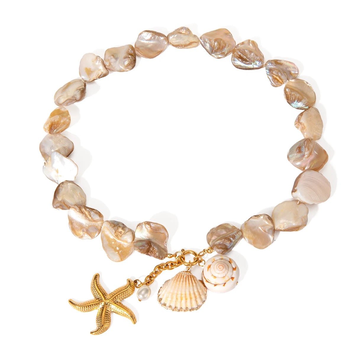 Starfish Pearl Necklace - ILLUSIVE JEWELS