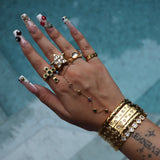 Starlight Gold Bangle - ILLUSIVE JEWELS