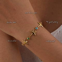 Summer Starfish Bracelet — features