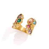 Tabby Gold Ring - ILLUSIVE JEWELS