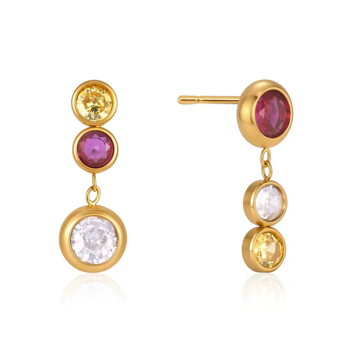 Tabby Stud Earrings - ILLUSIVE JEWELS