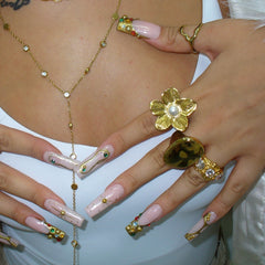 Thalia Flower Ring - ILLUSIVE JEWELS USA