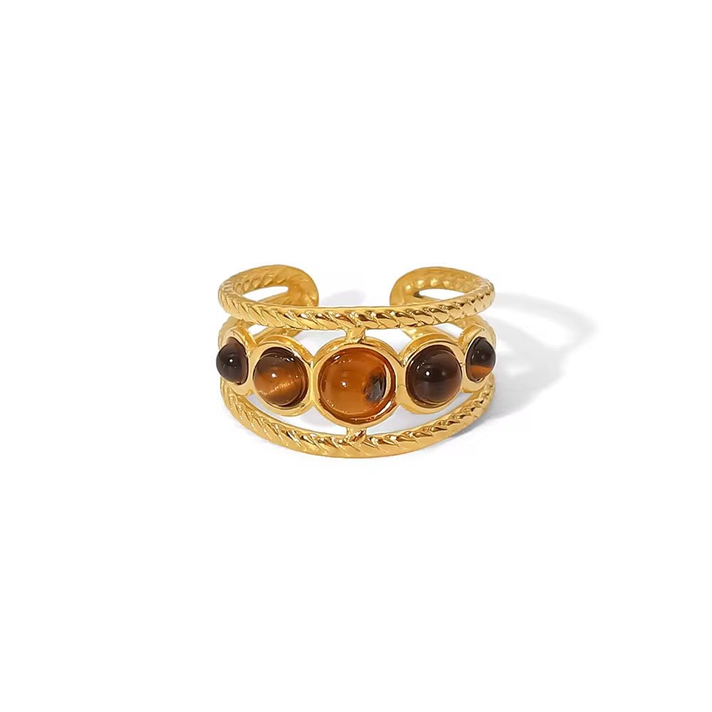 Tiger Eye Ring - ILLUSIVE JEWELS