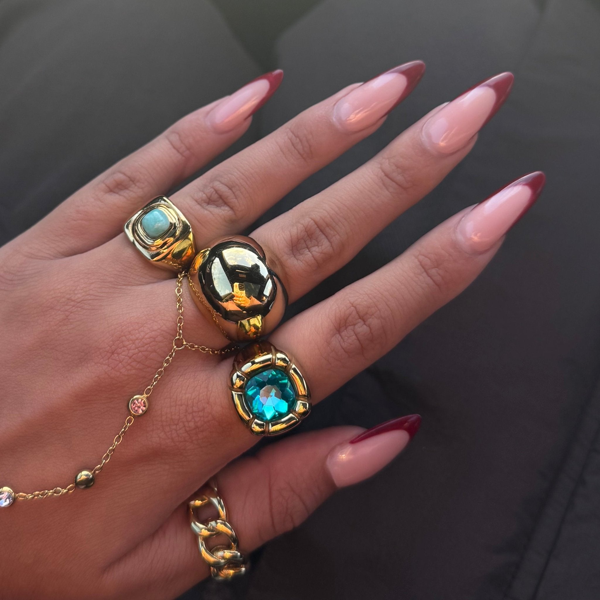 Turquoise Treasure Ring - ILLUSIVE JEWELS