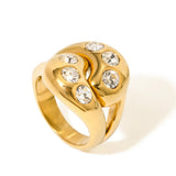 Water Drop Gem Ring - ILLUSIVE JEWELS