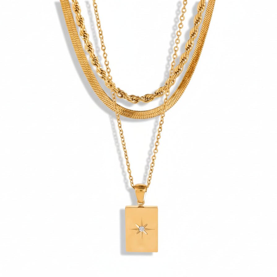 Wren Layered Necklace Set