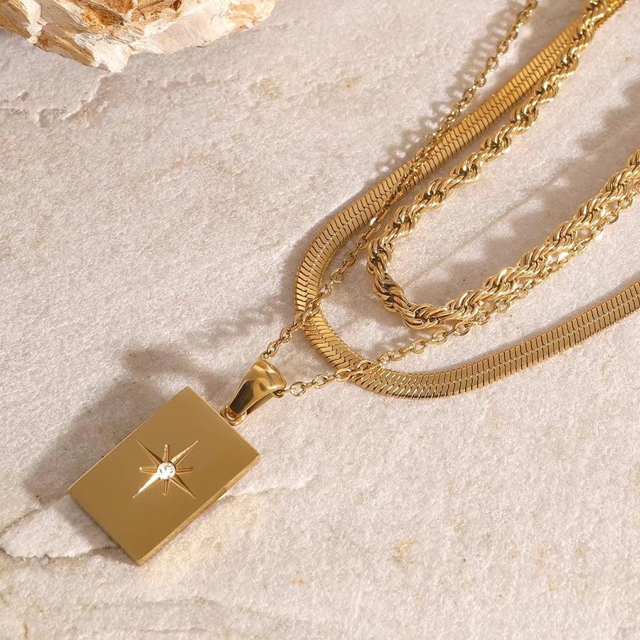 Wren Layered Necklace Set